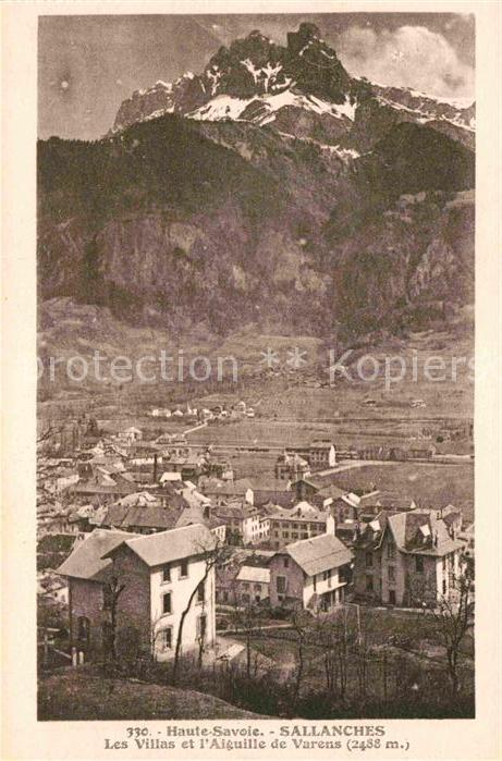 Sallanches Les Villas et l'Aiguille de Varens Haut