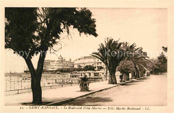 Saint-Raphael Var Boulevard Felix Martin