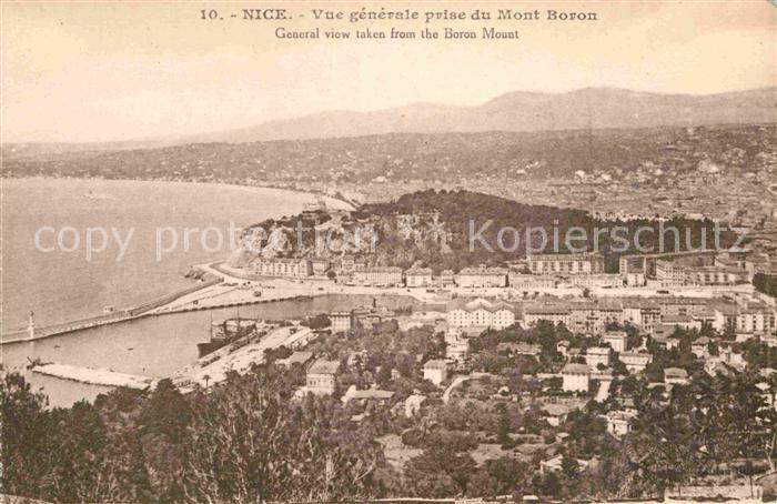 Nice Alpes Maritimes Vue generale prise du Mont Boron