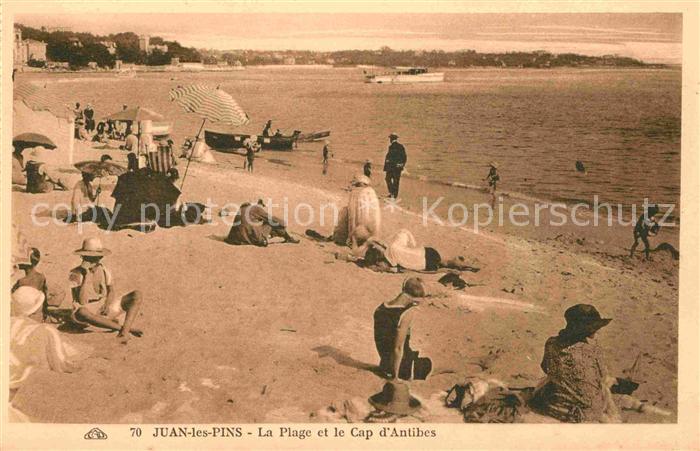 Juan-les-Pins Antibes 06 La Plage et le Cap d Antibes