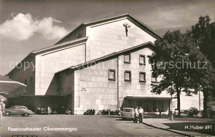 OBERAMMERGAU Bayern Passionstheater Huber Karte Nr 691