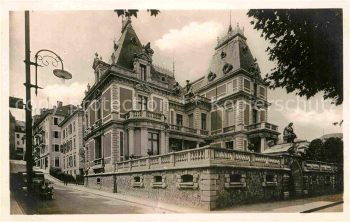 Evian-les-Bains Haute Savoie Hotel de Ville ancien Chateau Lumiere