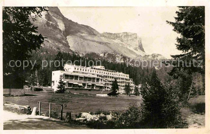 Assy-Passy Haute Savoie Sanatorium de Guebriant et la pointe d Ayere Alpes