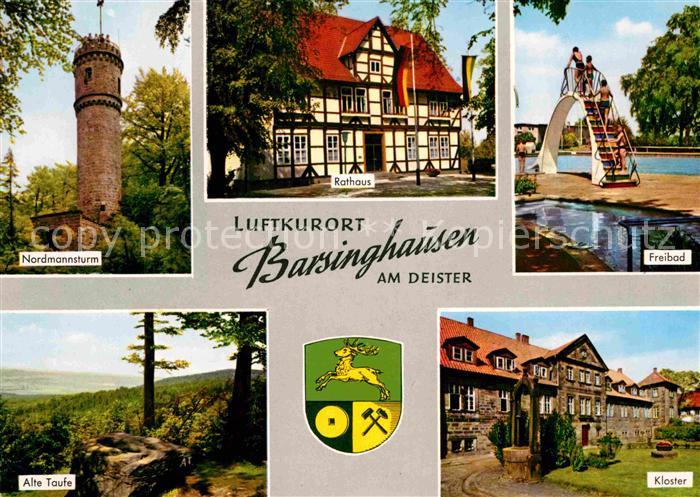 Barsinghausen Nordmannsturm Rathaus Fachwerk Freibad Kloster Alte Taufe Landscha