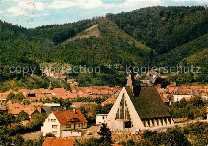 Bad Lauterberg Ortsansicht mit Kirche Kneipp Heilbad