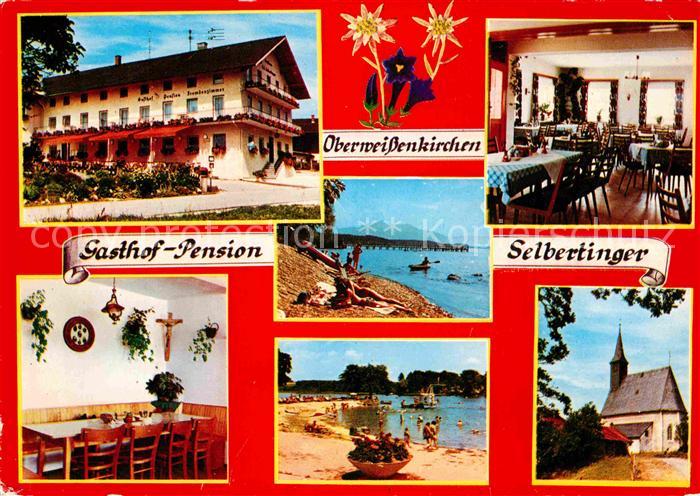 Oberweissenkirchen Gasthaus Pension Selbertinger Kirche Oberbayerische Seen Bade