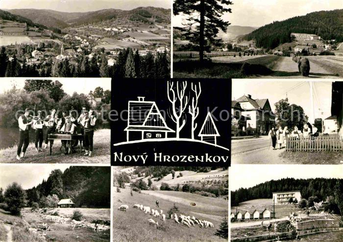 Novy Hrozenkov Panorama Musikkapelle Schafherde Ferienheim