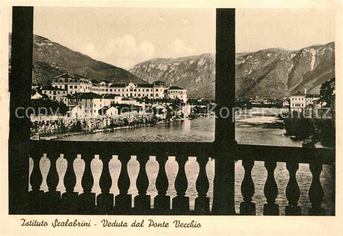 Bassano del Grappa Istituto Scalabrini veduta dal Ponte Vecchio