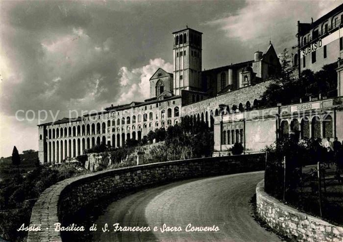 Assisi Umbria Basilica di San Francesco e Sacro Convento Basilika Kloster