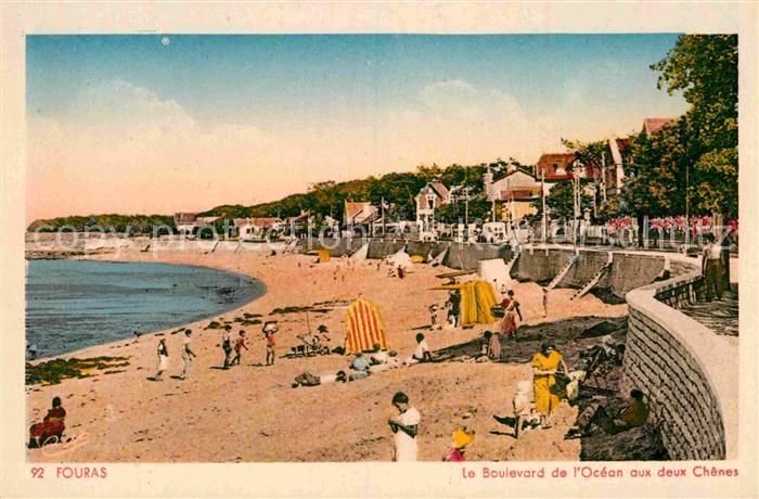 Fouras Charente-Maritime Boulevard d Ocean aux deux Chenes Plage