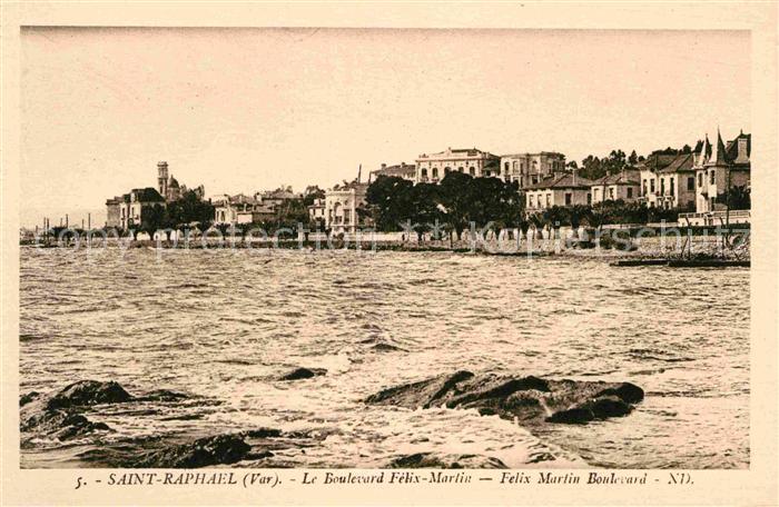 Saint-Raphael Var Boulevard Felix Martin