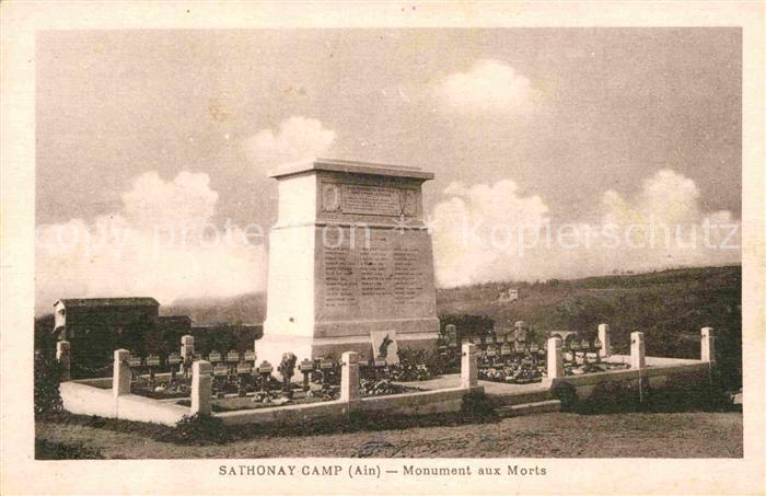 Sathonay-Camp Monument aux Morts Kriegerdenkmal
