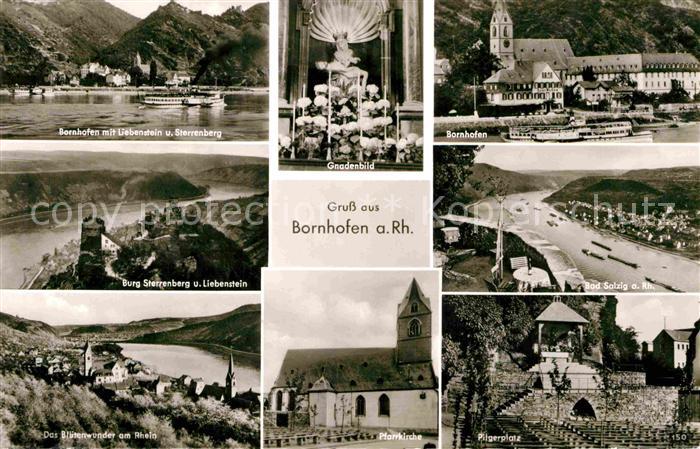 Bornhofen Kamp Burg Liebenstein Storrenberg Gnadenbild Pilgerplatz Pfarrkirche B