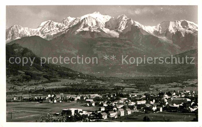 Sallanches et le Mont Blanc