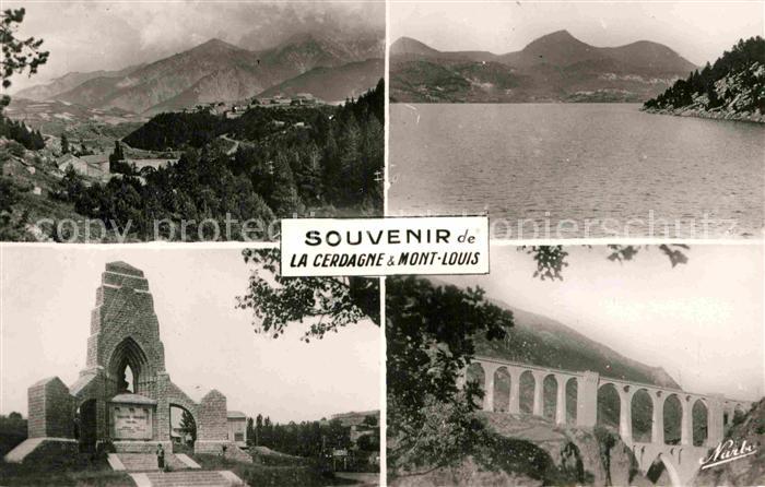 Mont-Louis Montagne Vue generale Monument Viaduc