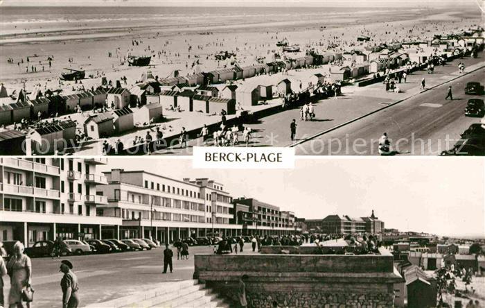 Berck-Plage Esplanade et la Plage Escalier Nord