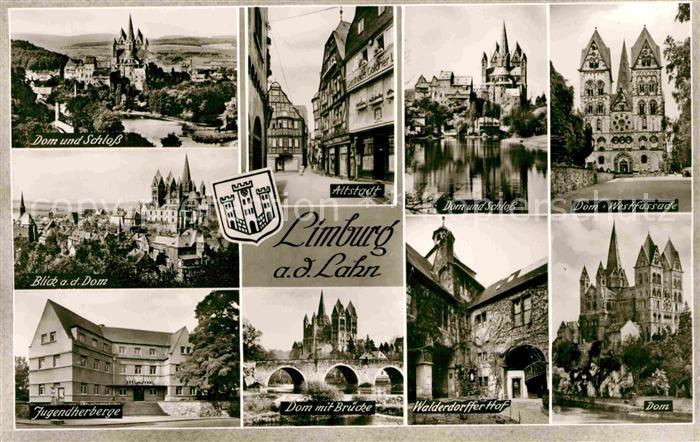 Limburg Lahn Dom Schloss Jugendherberge Altstadt Bruecke Walderdorffer Hof