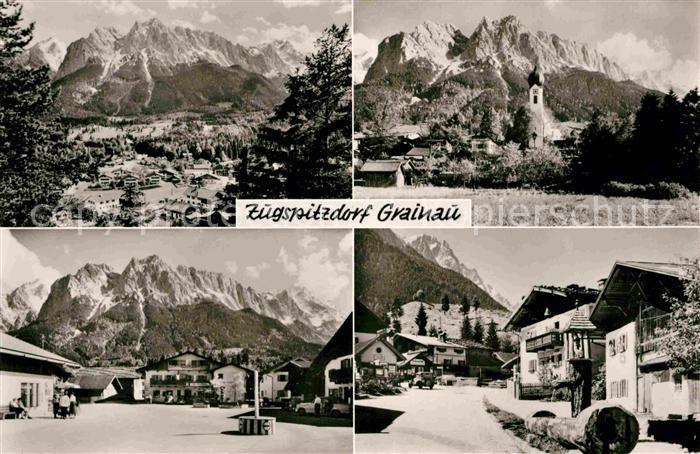 Grainau Ortsmotive Zugspitzdorf Zugspitze Wettersteingebirge