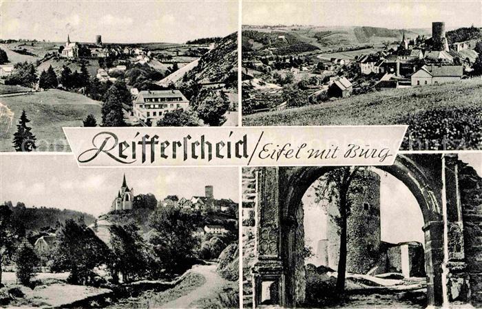 Reifferscheid Eifel Ortsansichten mit Jugendherberge und Burg