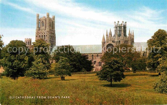 Ely East Cambridgeshire Ely Cathedral from Dean's Park