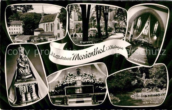Marienthal Rheingau Wallfahrtskirche Pilgerplatz Gnadenbild Altar Parkanlagen