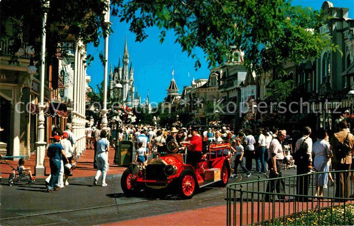 Orlando Florida Walt Disney World Main Street Memories Cinderella Castle