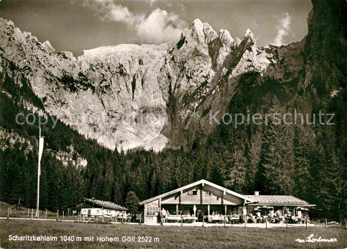 Scharitzkehlalm mit Hohem Goell Berchtesgadener Alpen