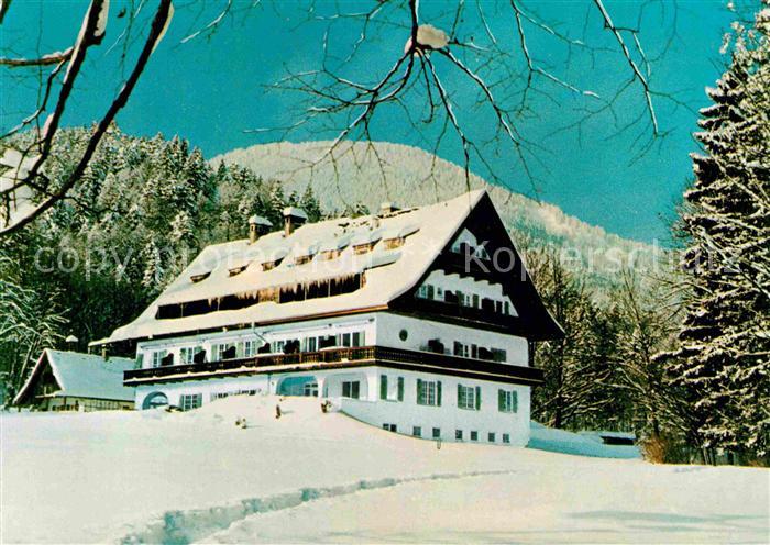 Kreuth Tegernsee Privatklinik und Seniorenheim Haus Bruneck Winterpanorama