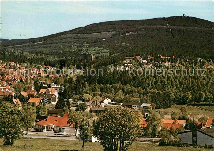 Braunlage Harz Panorama Blick zum Wurmberg