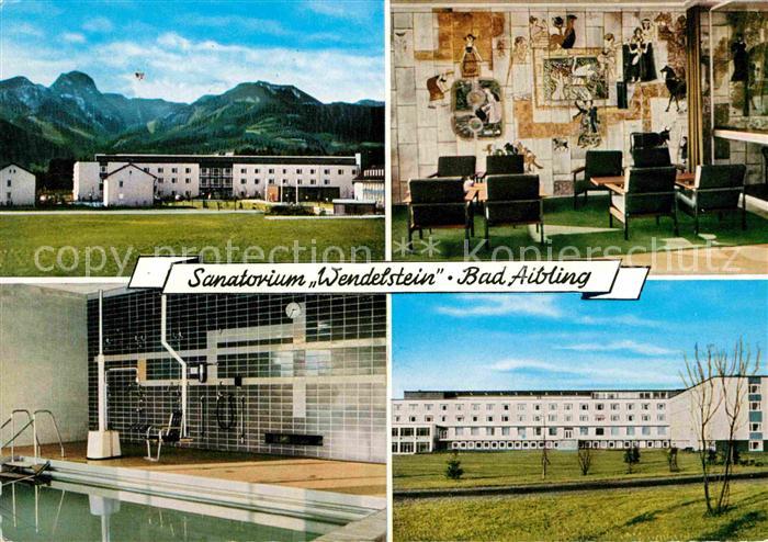 Bad Aibling Sanatorium Wendelstein Hallenbad Alpenblick