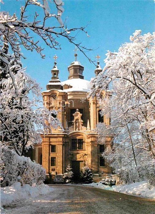 Steyr Enns Oberoesterreich Wallfahrtskirche Christkindl Winterpanorama