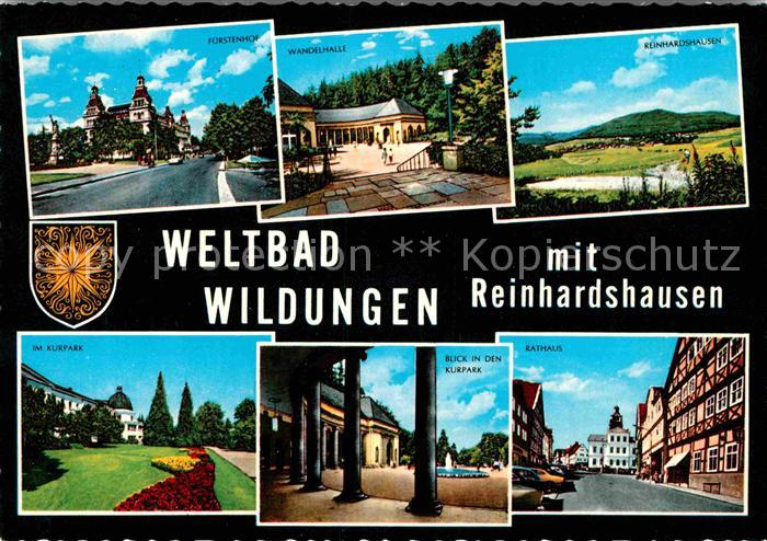 Reinhardshausen Fuerstenhof Wandelhalle Kurpark Rathaus Fachwerkhaeuser