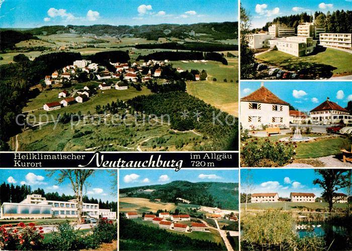 Neutrauchburg Fliegeraufnahme Kurhaeuser Heiklimatischer Kurort