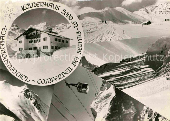 Koelnerhaus Tirol Gebirgspanorama Wintersportplatz Bergbahn