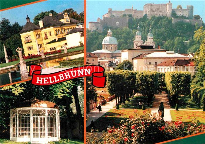 Hellbrunn Schloss Hellbrunn Park Mirabelgarten Fetung Hohensalzburg