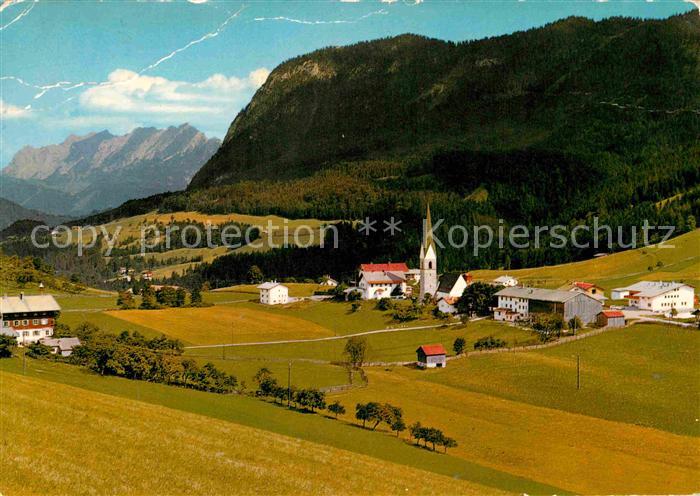 Hinterthiersee gegen Wilden Kaiser Fliegeraufnahme