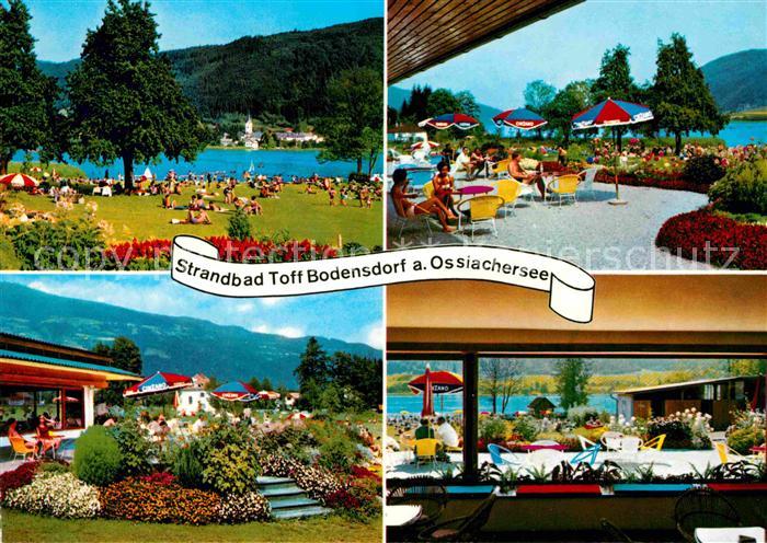 Bodensdorf Ossiacher See Strandbad Toff Restaurant Cafe Terrasse
