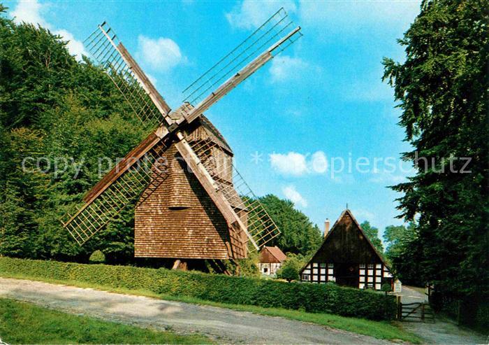BIELEFELD  CITY Bauernhausmuseum mit Windmuehle