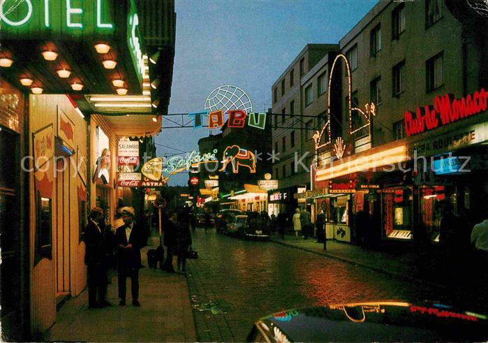 St Pauli Grosse Freiheit Nachtaufnahme