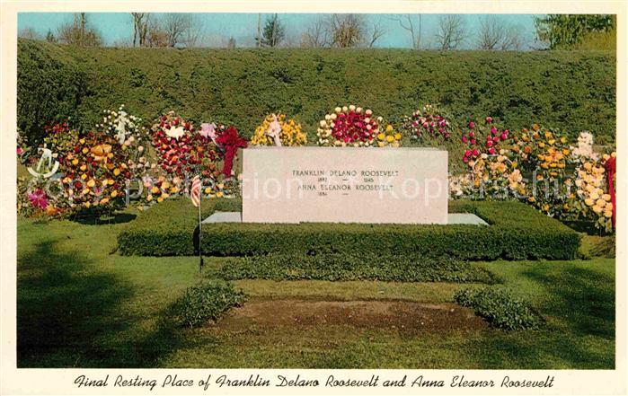 New York City Hyde Park Graves Franklin Delano Roosevelt and Anna Eleonor Rossev