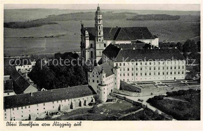 Neresheim Fliegeraufnahme Abtei