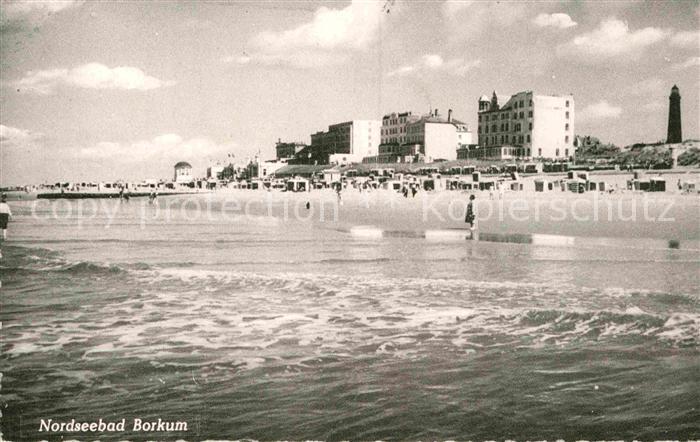 BORKUM Nordseebad Niedersachsen Strand