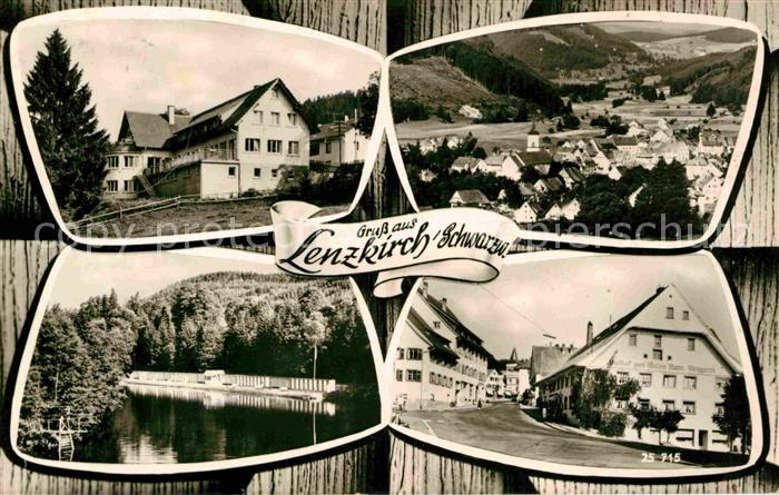 Lenzkirch Hochschwarzwald BW Fliegeraufnahme Ortspartien