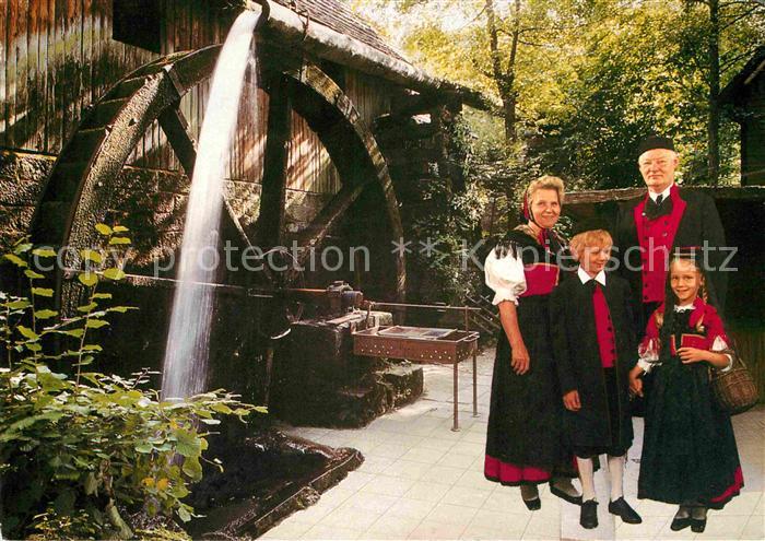 Bad Herrenalb Schwarzwald Gasthaus Plotzsaegmuehle Tracht