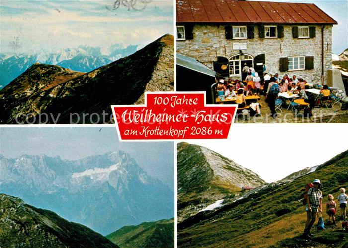 GARMISCH-PARTENKIRCHEN Bayern Weilheimer Haus am Krottenkopf