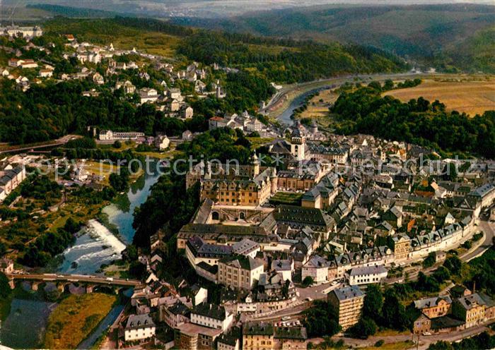 Weilburg Fliegeraufnahme Schloss und Altstadt