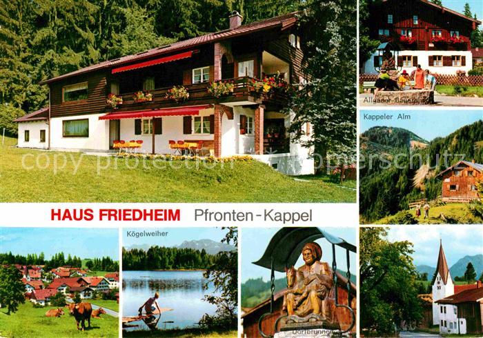 Pfronten Ostallgaeu Bayern Kappel Haus Friedheim