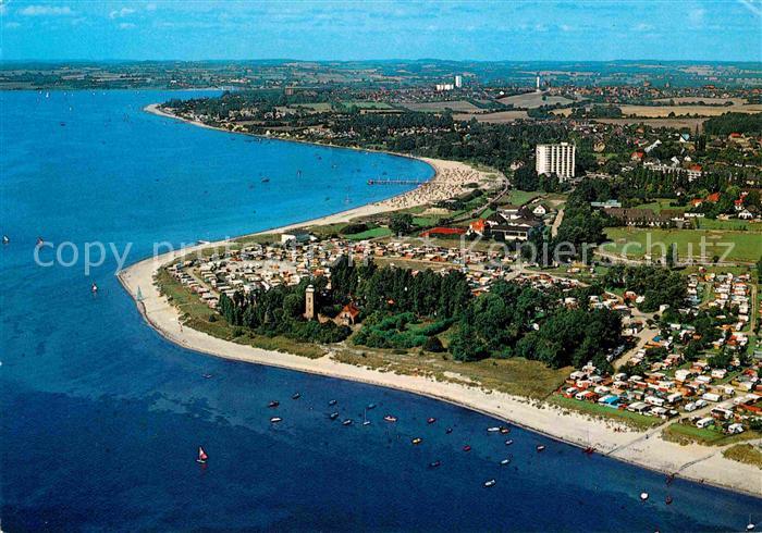 Pelzerhaken Neustadt Fliegeraufnahme Camping Strand