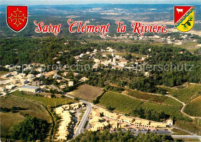 Saint-Clement-de-Riviere Fliegeraufnahme