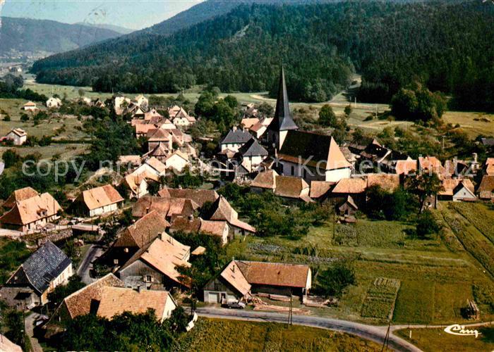 Sewen Fliegeraufnahme mit Kirche